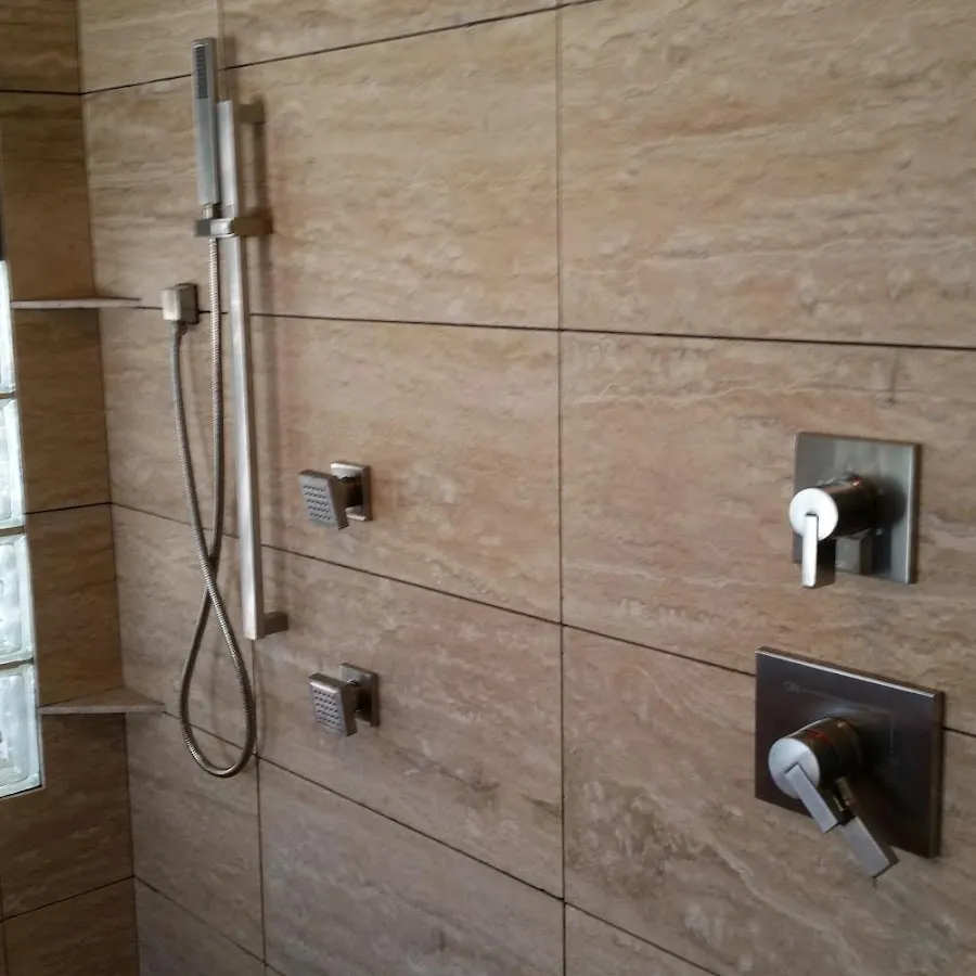 Shower fixture installation for Water Heater Installation in Medfield